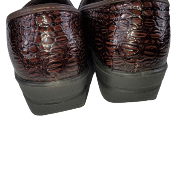 Duck Head Becky Nursing Mule/Clogs,Loafers,Slip on,Faux Alligator - Picture 5 of 7